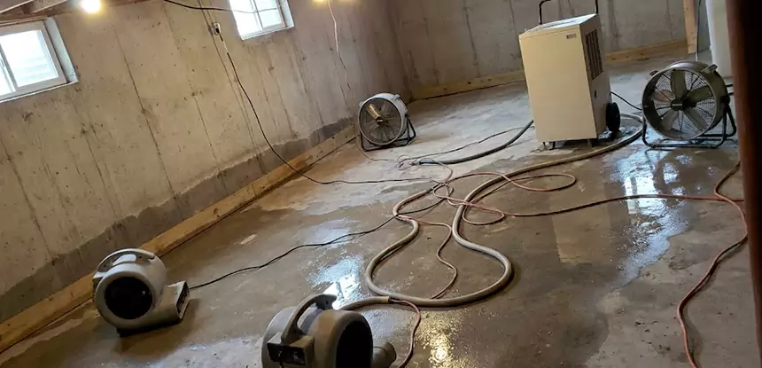 Large-Scale Water Damage Cleanup in Eudora