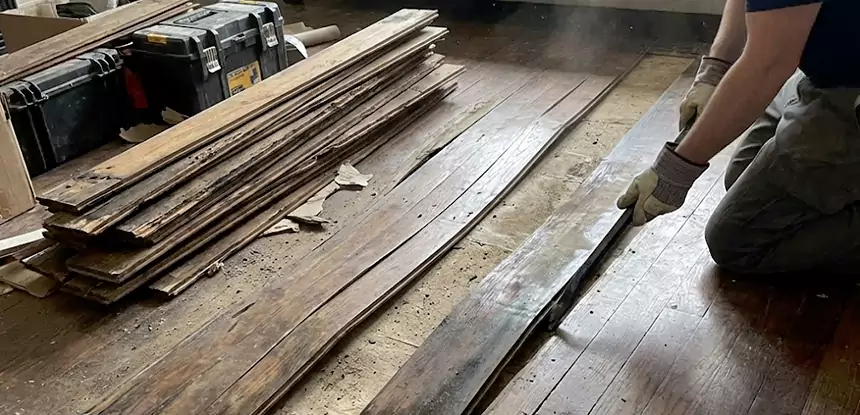 Wood Veneer Water Damage Repair Eudora